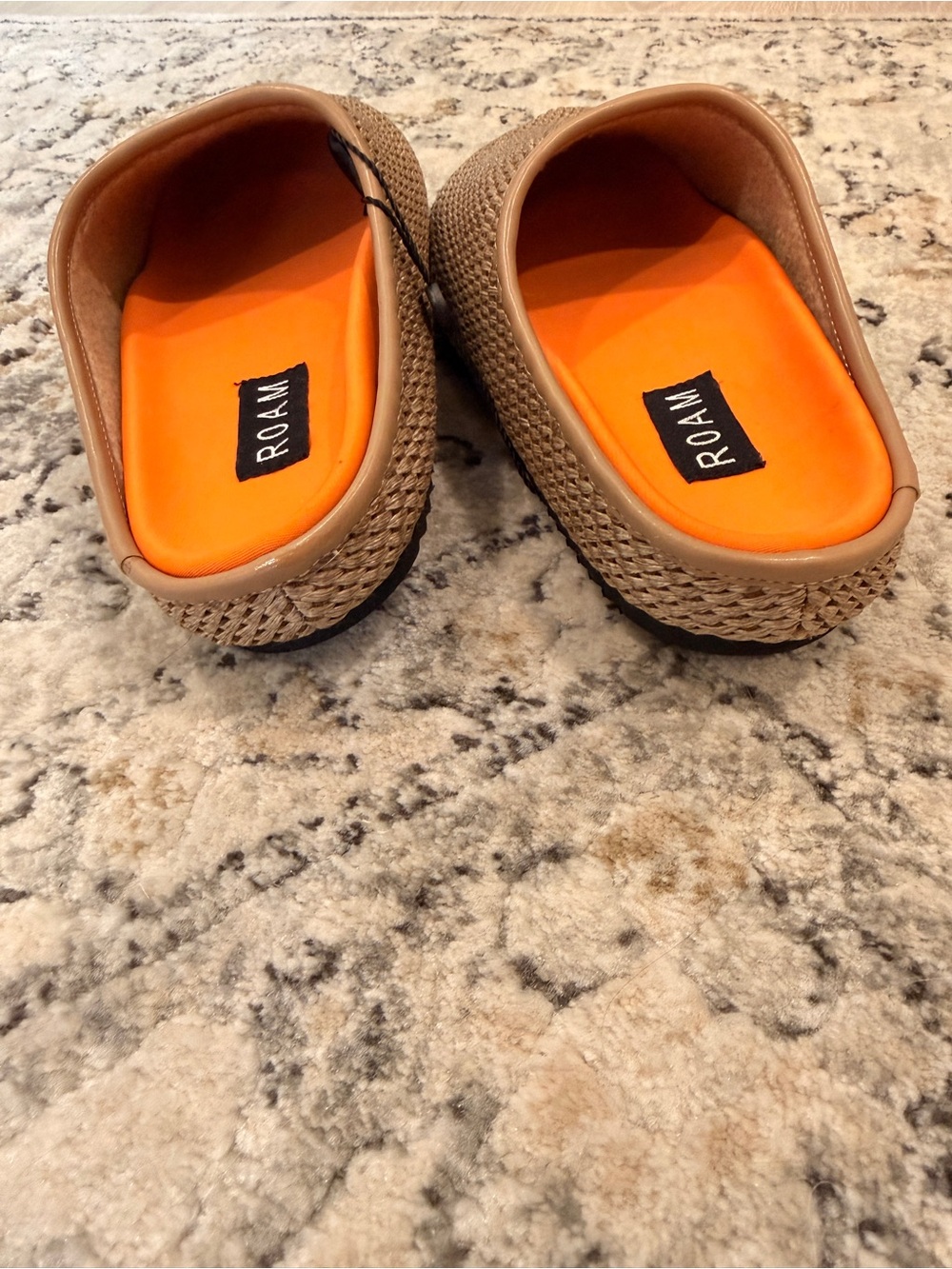 NWT ROAM Raffia Mule, Natural, Size 6 - Picture 3 of 6